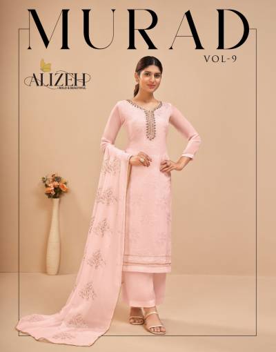 MURAD VOL-9 BY ALIZEH GEORGETTE SALWAR KAMEEZ MANUFACTURER IN INDIA